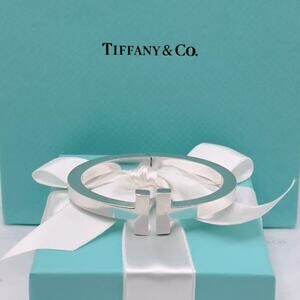 Tiffany & Co. T Square Bracelet Sterling Silver 925 Germany Small W/ Box & Bag